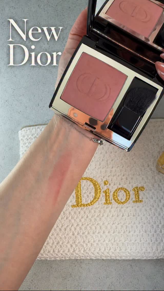 Live swatches of the new Dior Rouge Blush in 458 Charmed Mauvewood
