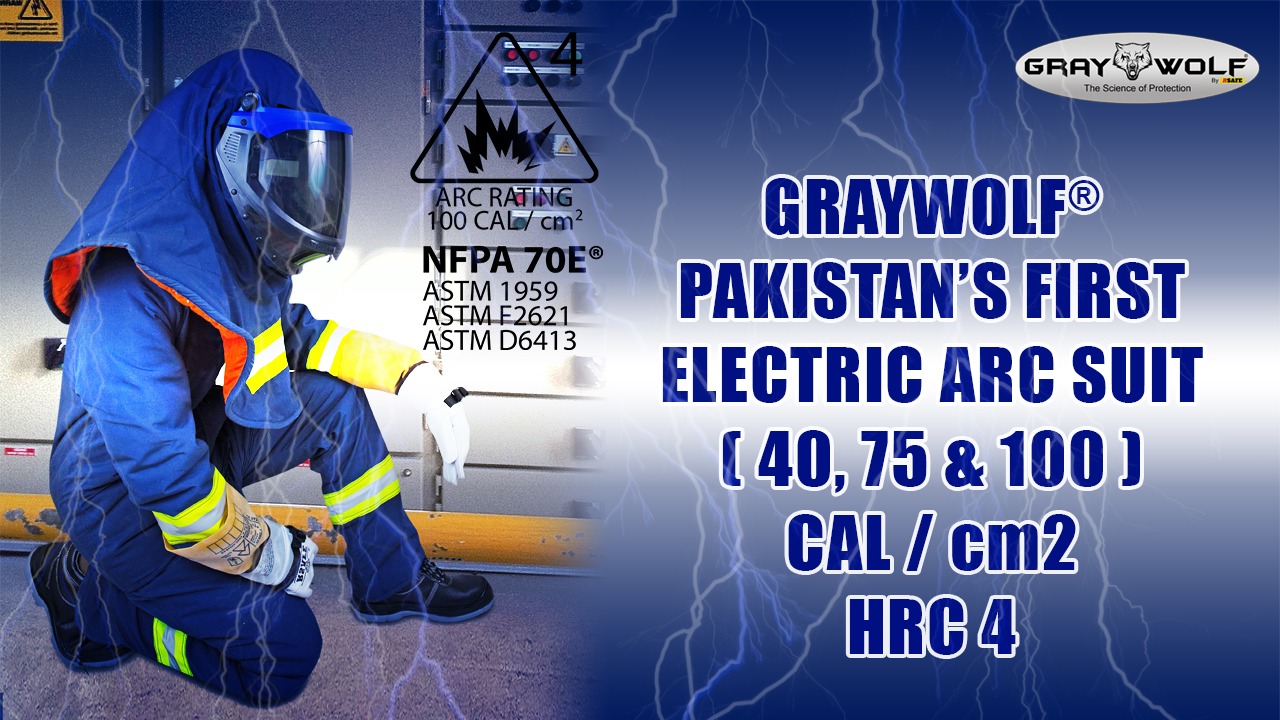 GRAYWOLF® Pakistan's first Electric Arc Flash Suits and Kit ARC ...
