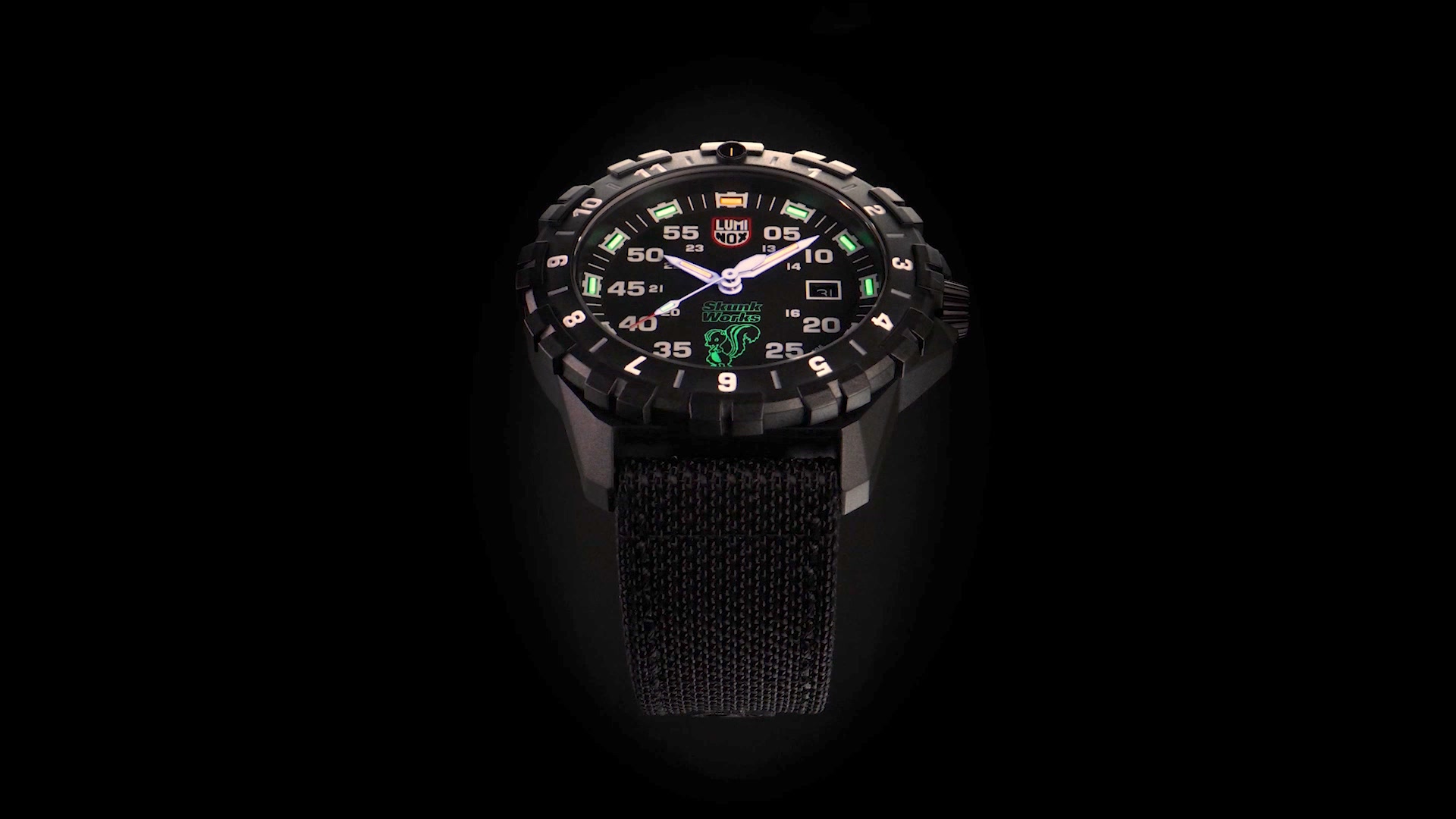 Take to the skies with the Luminox F-117 NIGHTHAWK® x Skunk Works