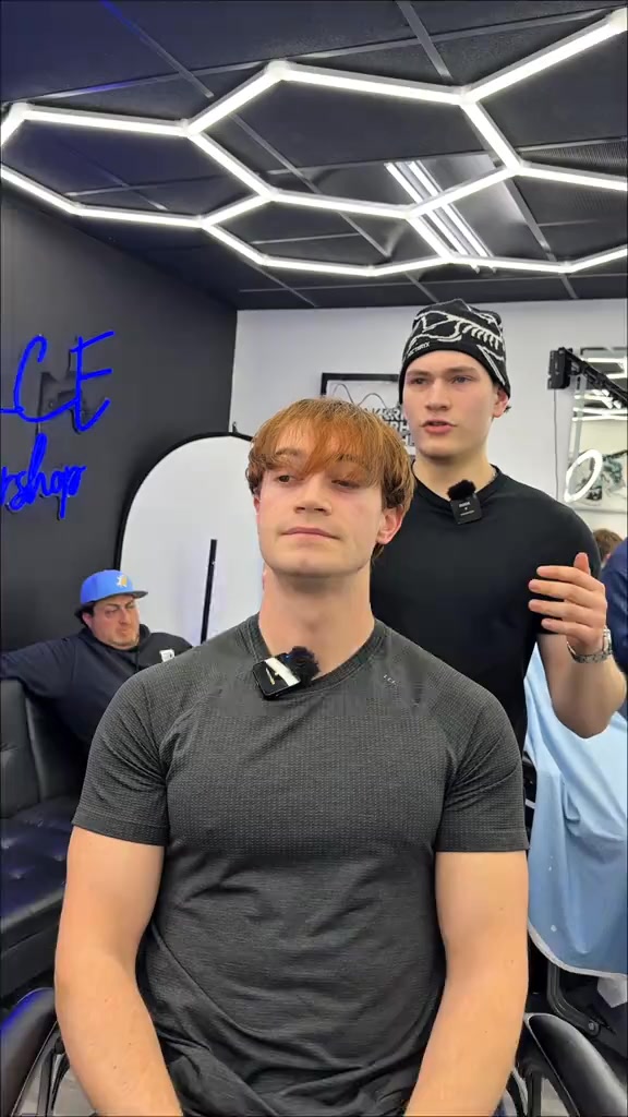 Bro came in looking for a Richard Rios middle part flow haircut. This ...