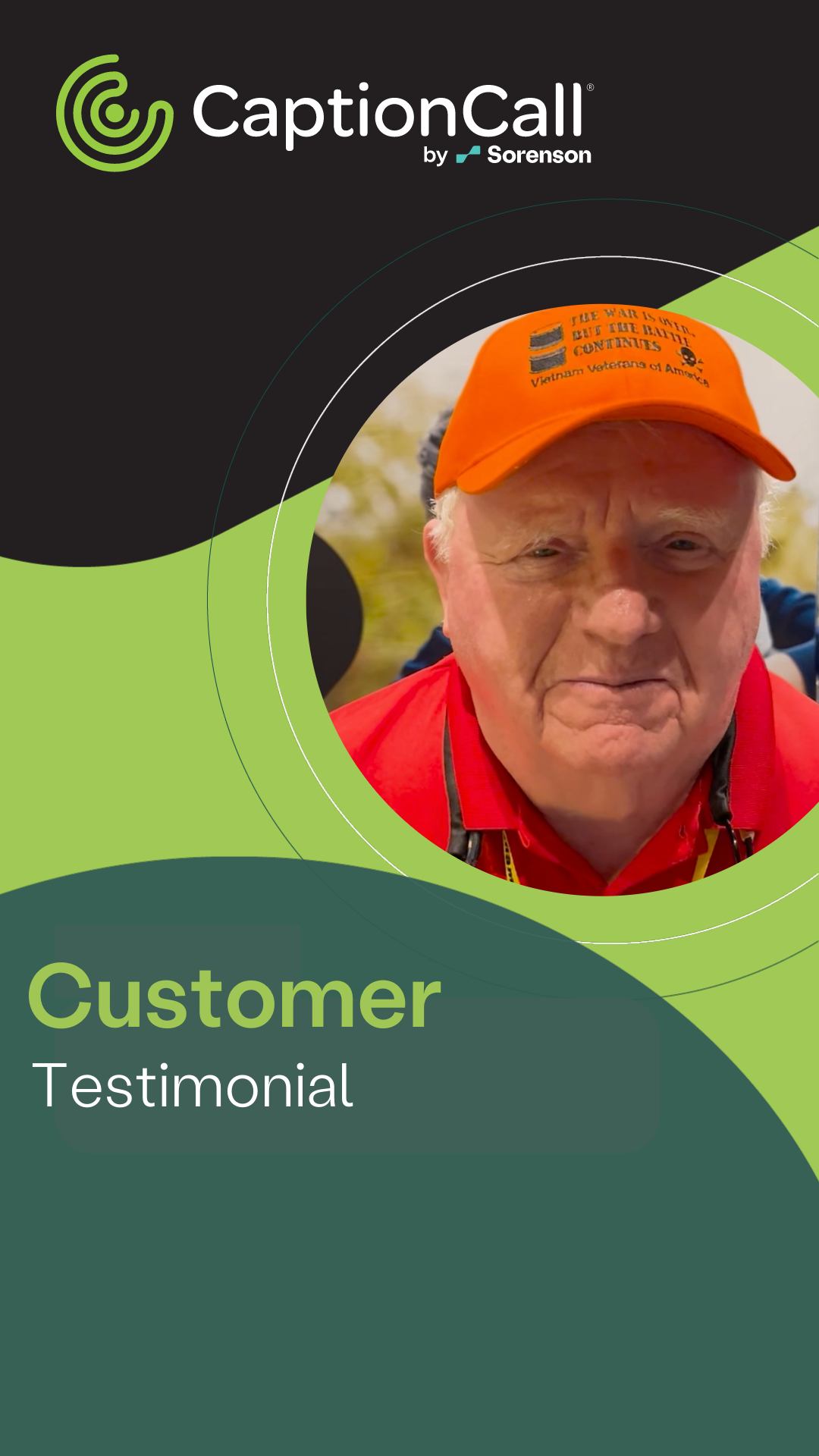 CaptionCall - Meet Tim Curran, a retired Veteran, who... | Facebook