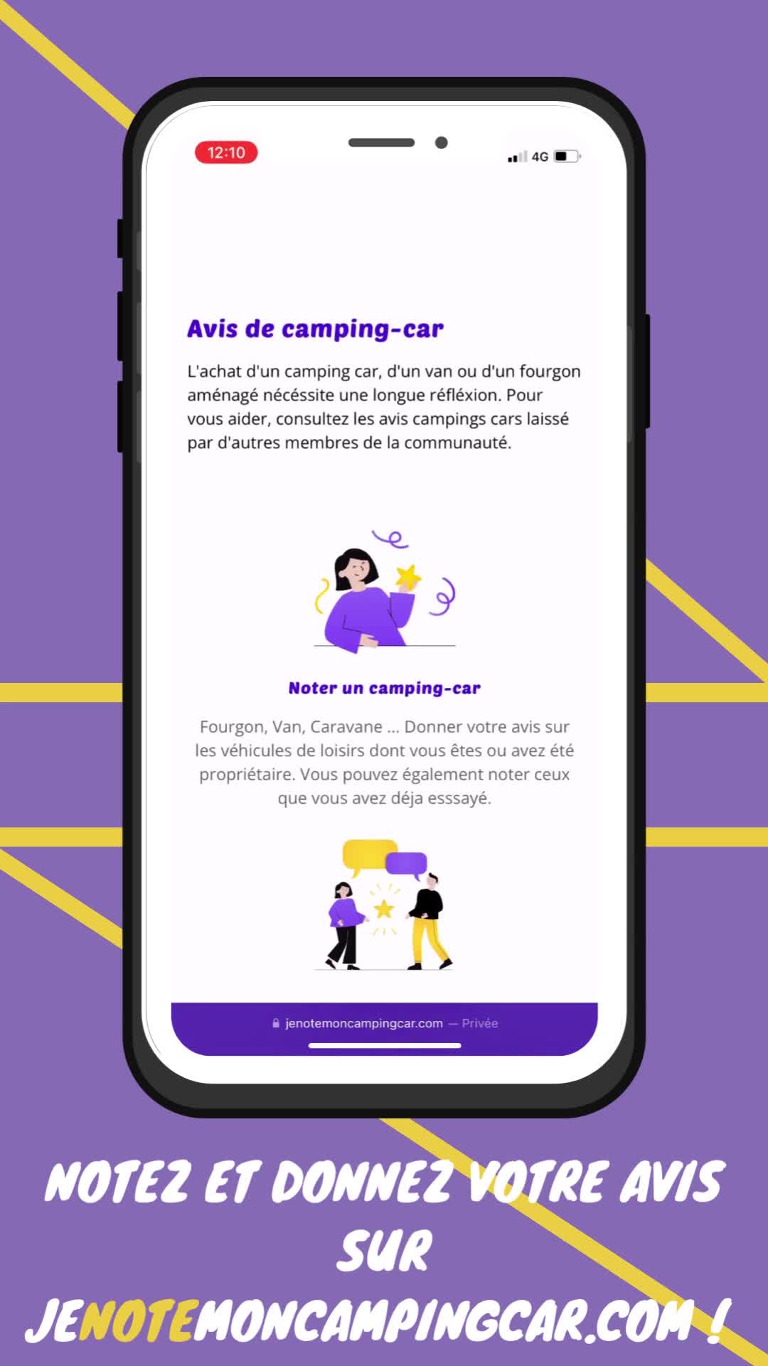 Je note mon camping-car