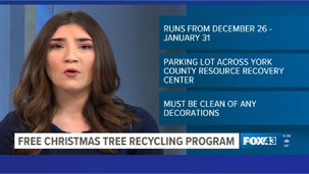 The York County Solid Waste Authority will be holding a free Christmas ...