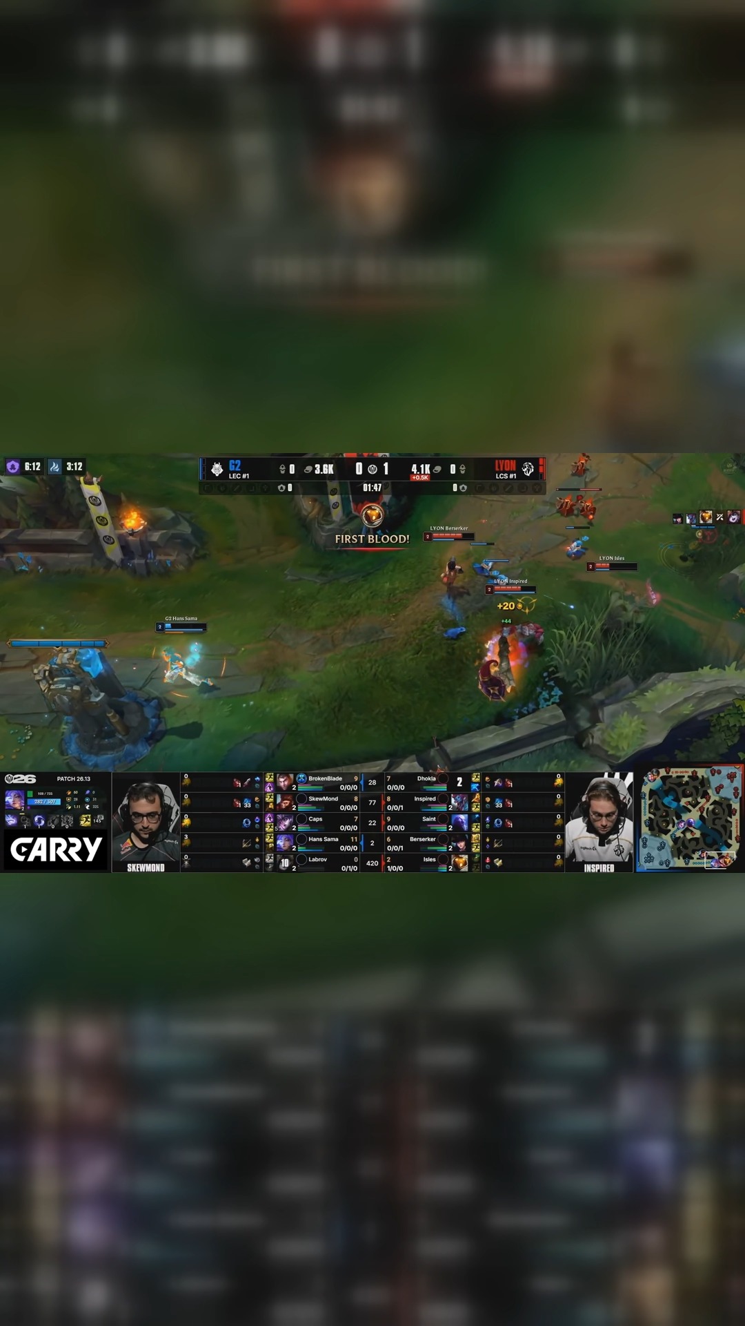 G2 Esports (G2) vs LYON (LYON) Highlights All Games | MSI 2026