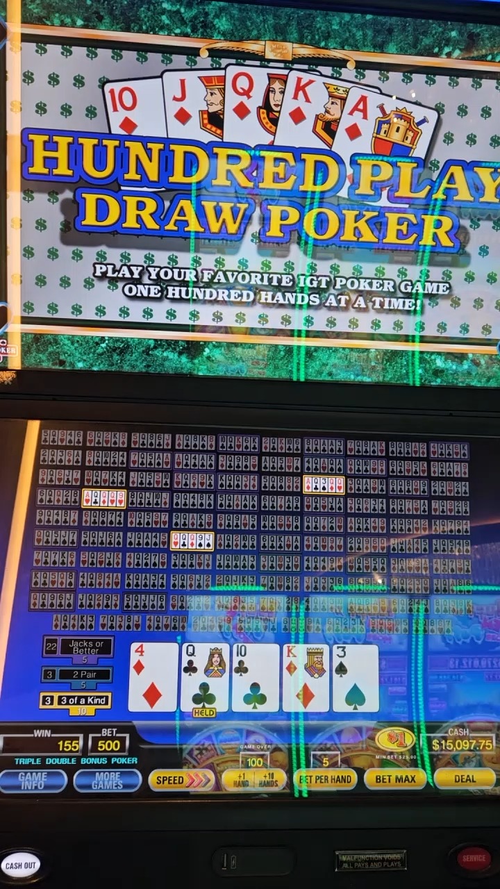 $1,250 Video Poker Hands #poker #casino #gamble