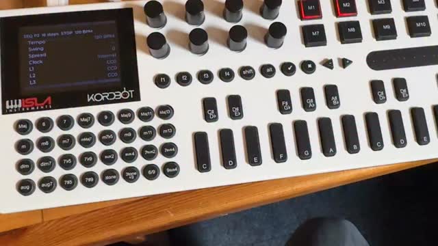 Kordbot now has a sequencer… applying finishing touches. Public