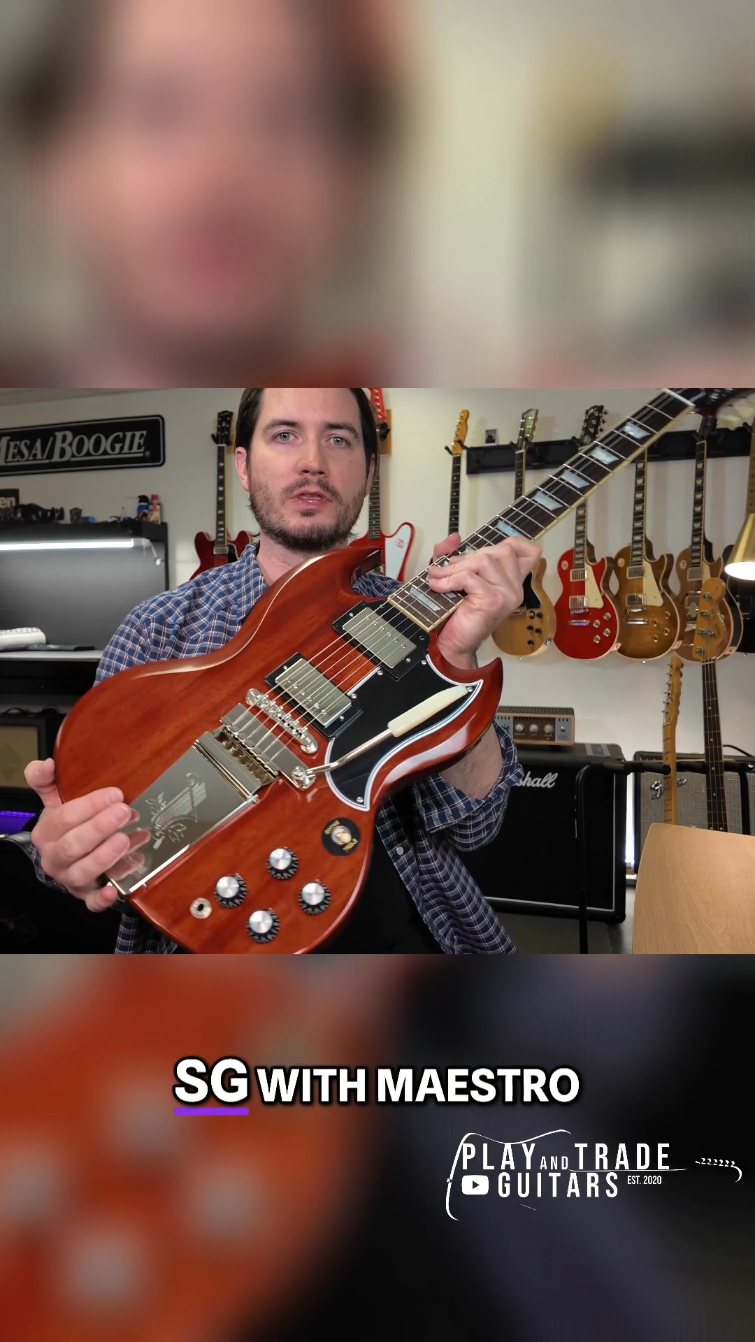 Watch the Epiphone 1964 SG Standard Reissue with Maestro Vibrola