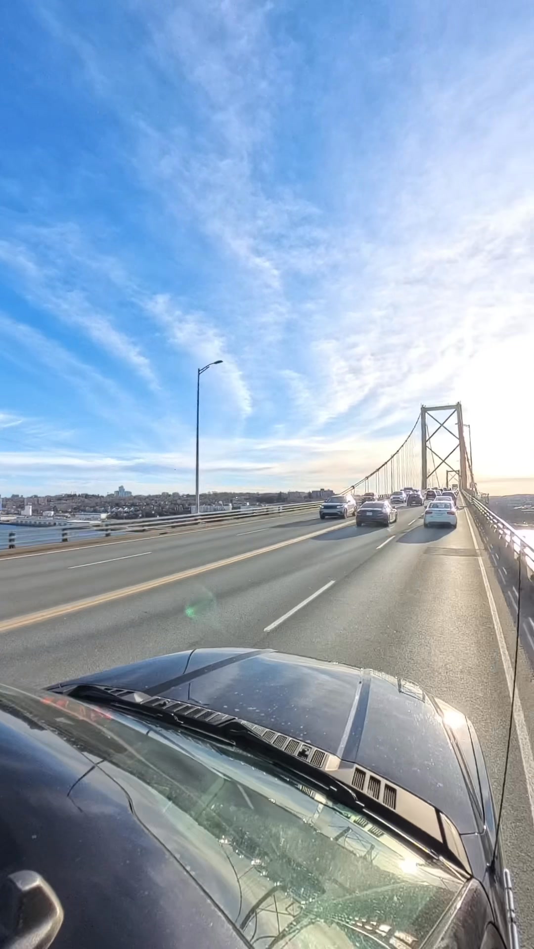 The Mackay Bridge from Dartmouth to Halifax was fairly busy today with ...