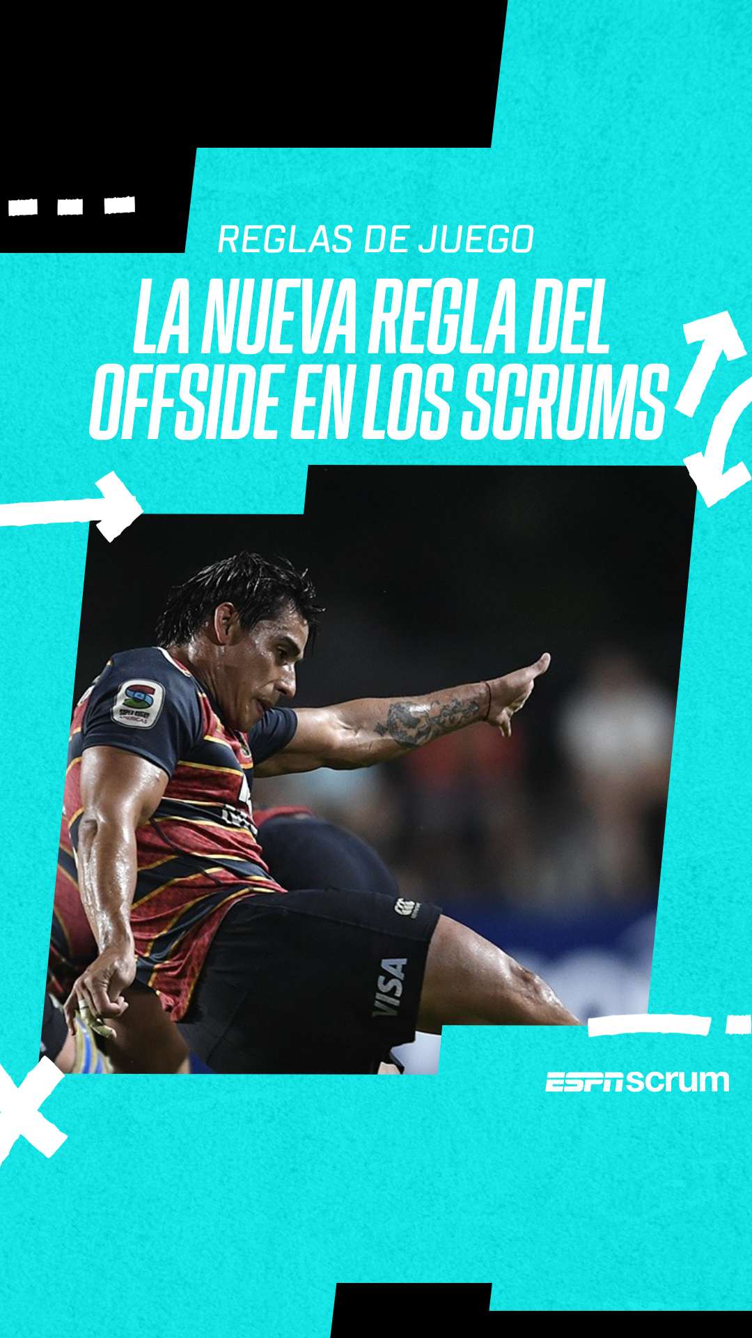 🔎 La nueva línea de offside para los medio scrums en las formaciones ...