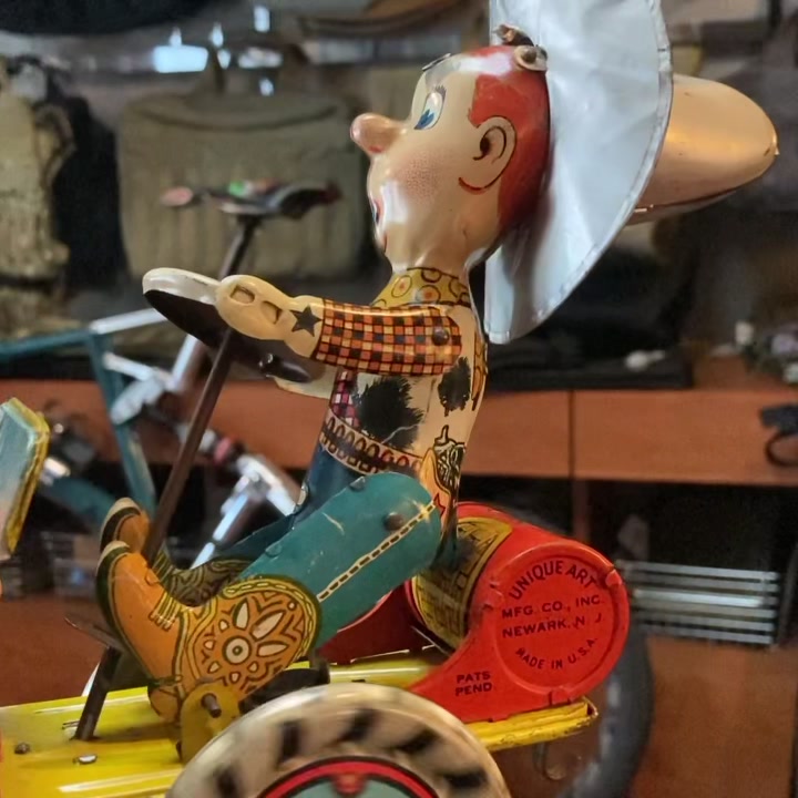 RODEO JOE” 1940s Tin Toy 1940年代のアメリカの ブリキのおもちゃ