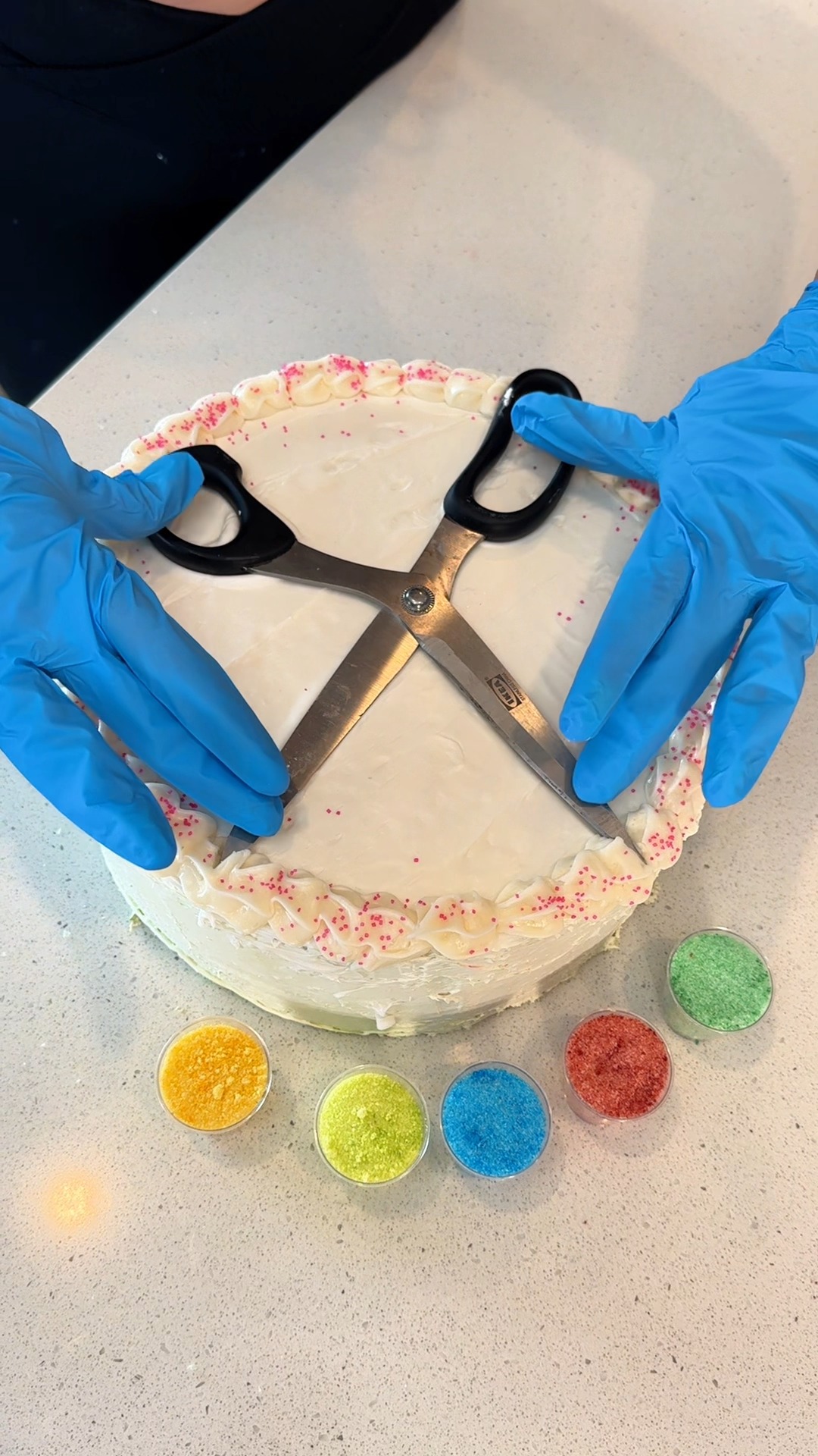 Scissors transform cake This original video was produced by Network ...