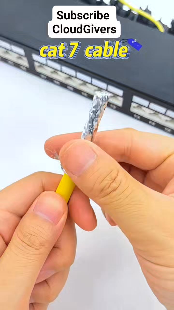How to Easily Connect a Cat7 Shielded internet Ethernet Plug RJ45 ...