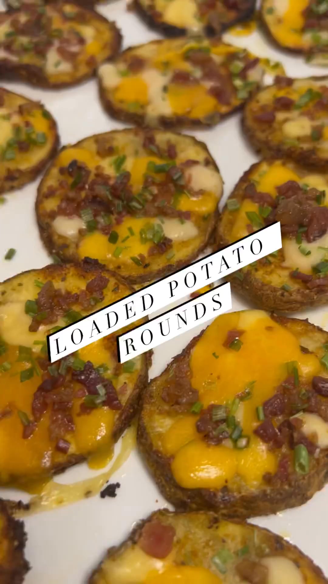 Loaded Potato Rounds. Ingredients: I didn’t measure these ingredients ...