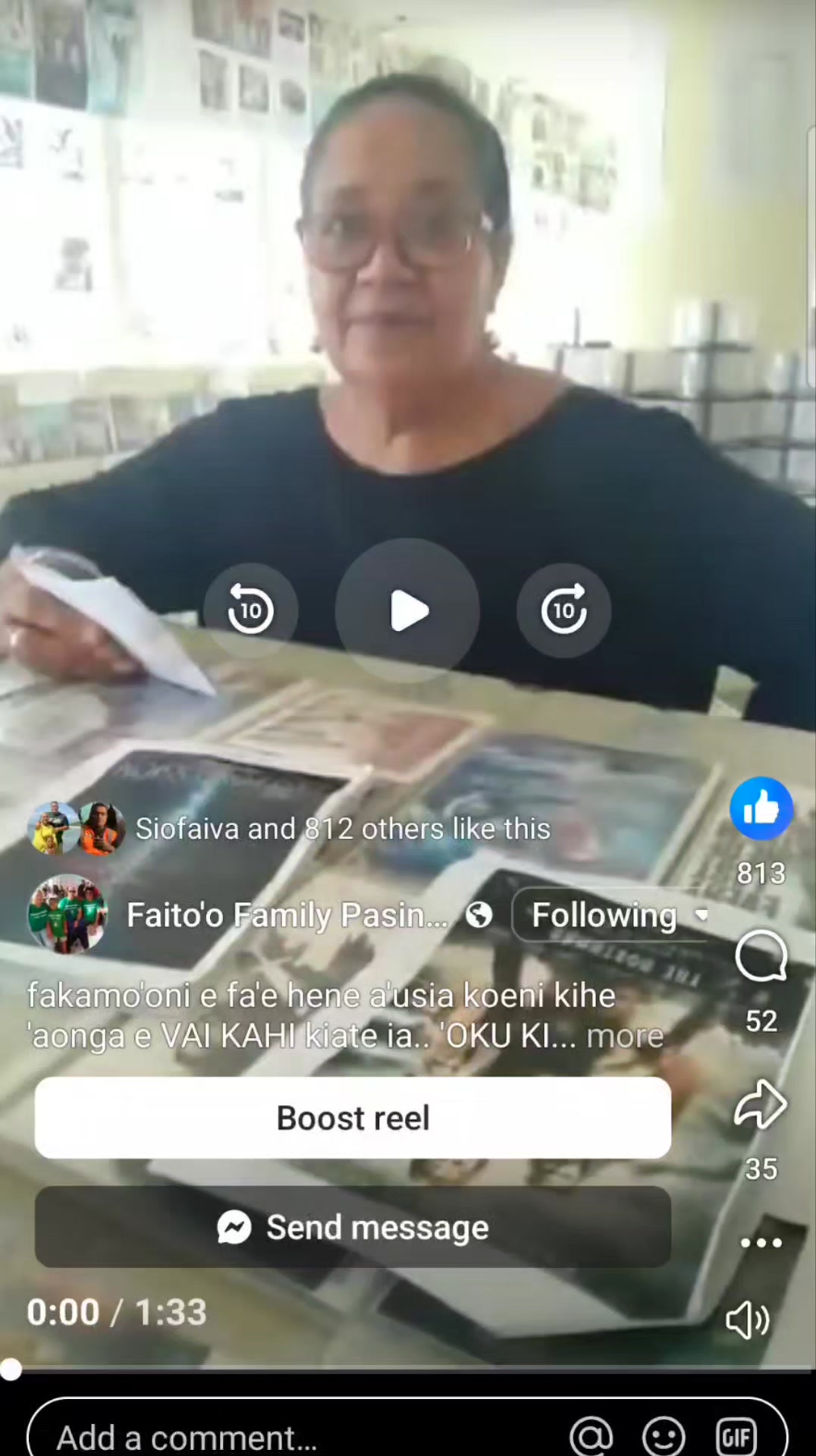 Fiefia aipe Tamai koeni ke vahevahe 'ene a'usia e faito'o moe inu e vai ...