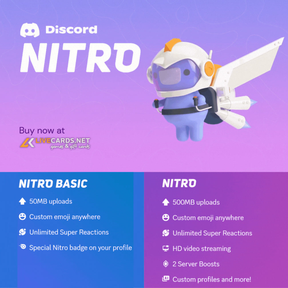 Kies je boost! Discord Nitro en Nitro Basic bieden fantastische ...