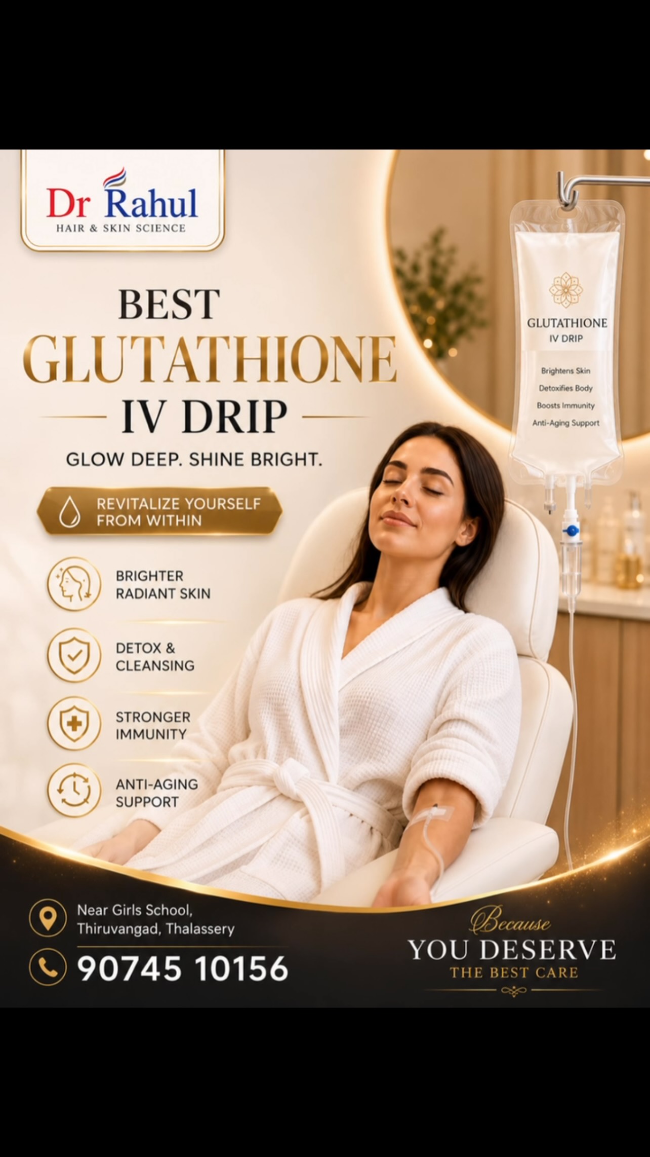 IV glutathione lacks strong scientific evidence for its skin-lightening effects, and no large studies have yet proven its safety or effectiveness. Think twice bef