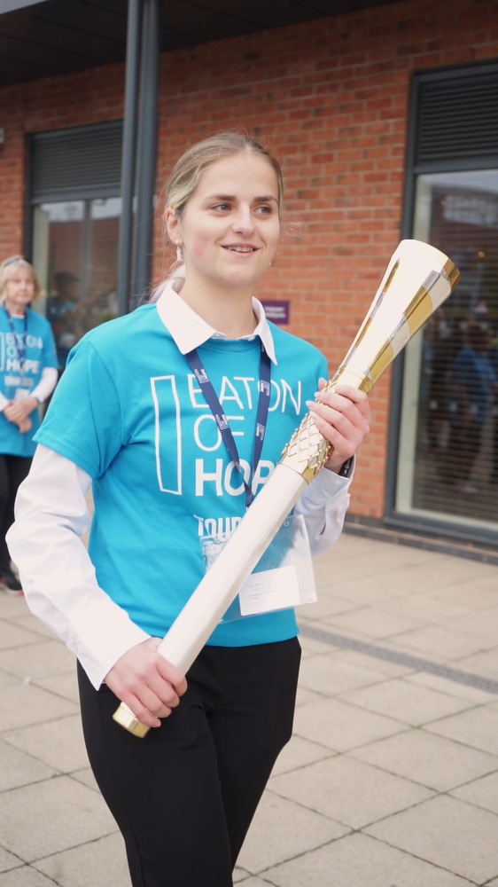 Earlier today, the @Baton of Hope UK passed through Hereford, and we ...
