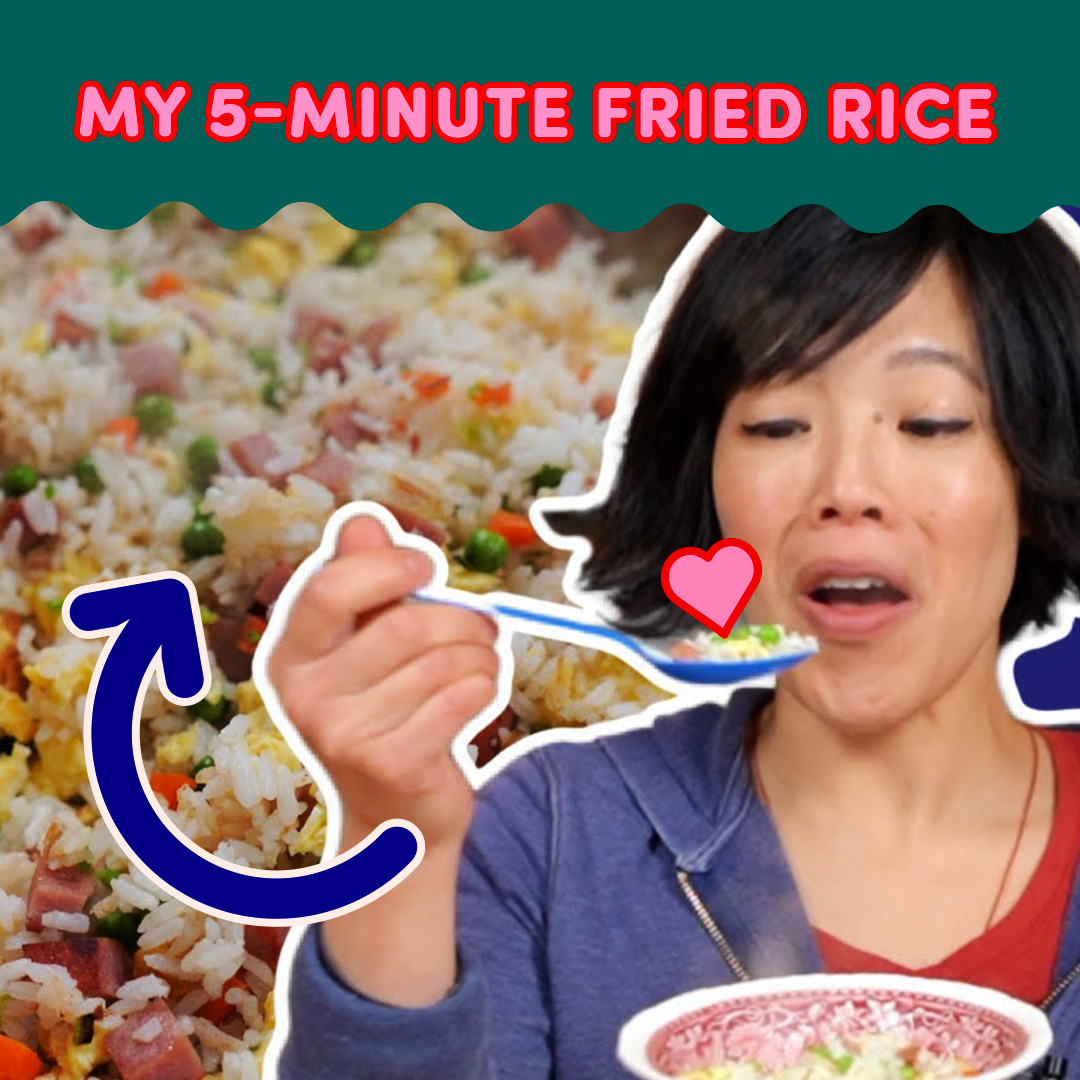 Fried Rice in a Flash With Cold Rice and Leftovers 🥕 | Emmymade | Facebook