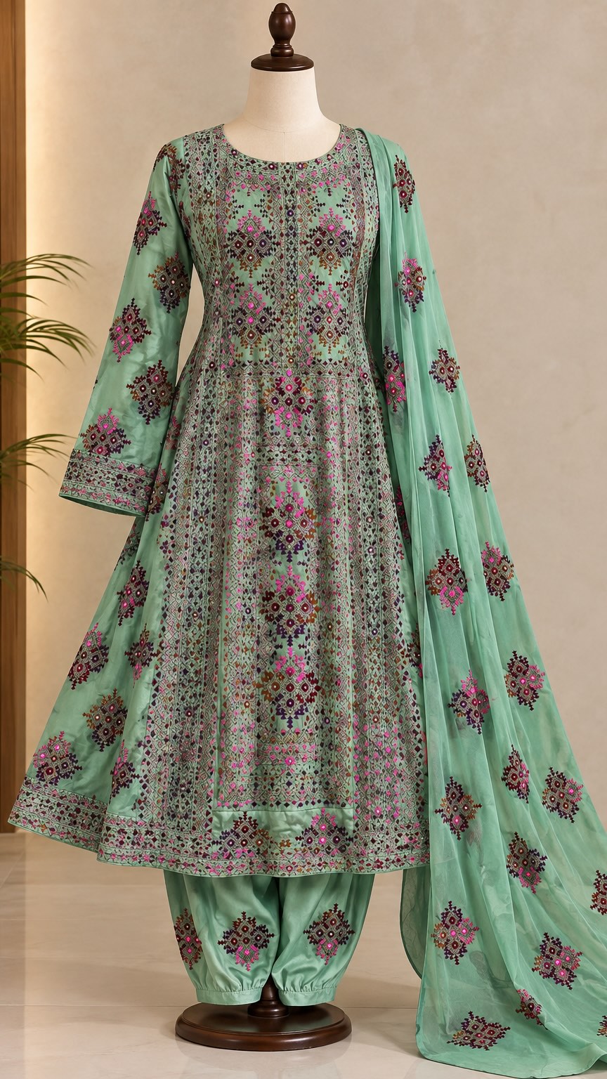 green balochi dress Handmade Design | Handmade Balochi Traditional Best For Weddings | Balochi For Parties & Events 🔥💕 #balochidress #balochifashion #womenwear #pakhbalo | PakhBalo modern balochi hand embroidery dresses