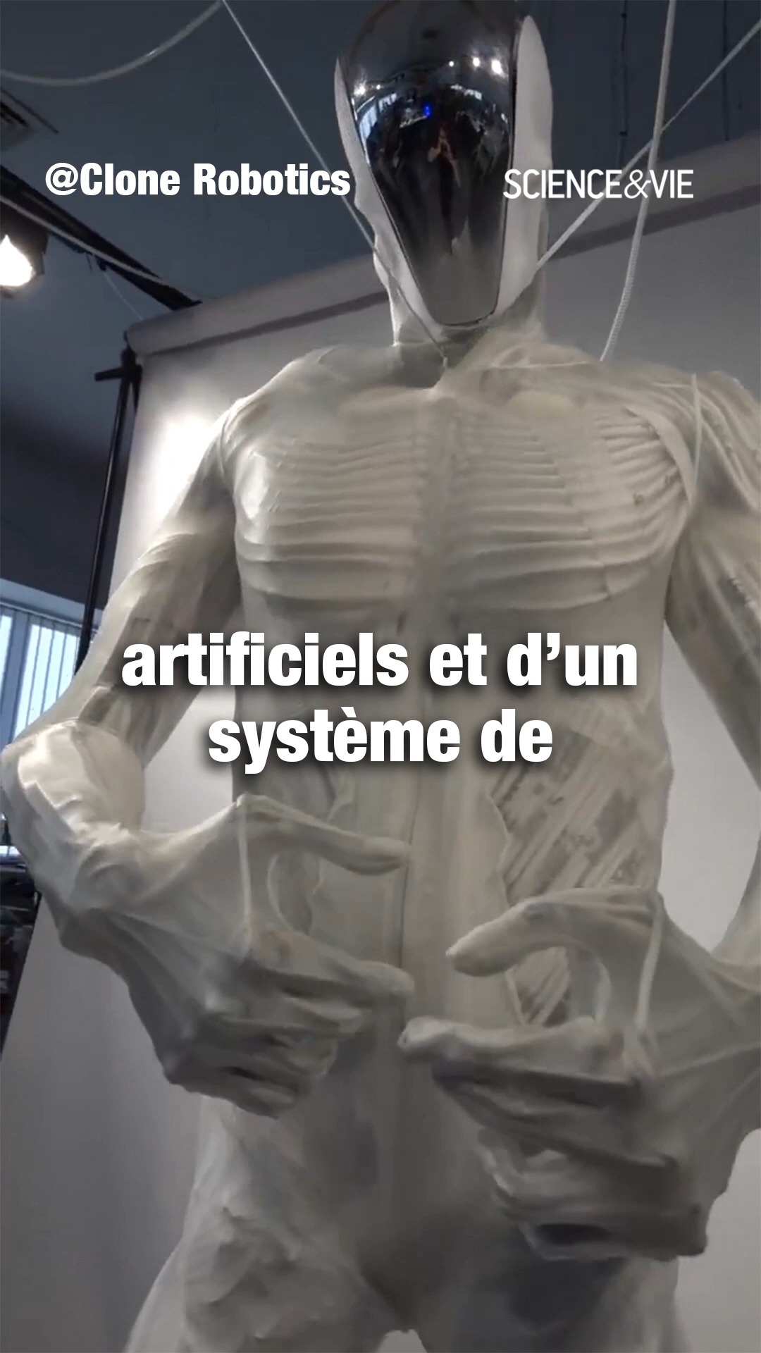 Le protoclone de l’entreprise Clone Robotics fait un peu froid dans le ...