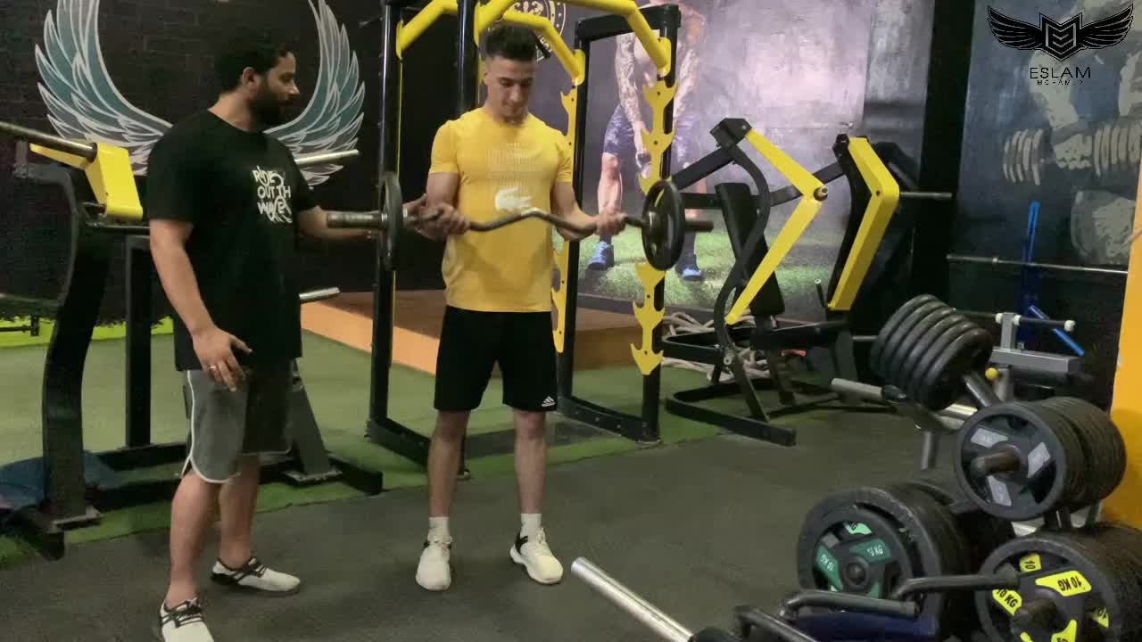بالشرح | ازاي تلعب تمرين الباي بالبار الزجزاج , توصل لمرحلة الفشل ...