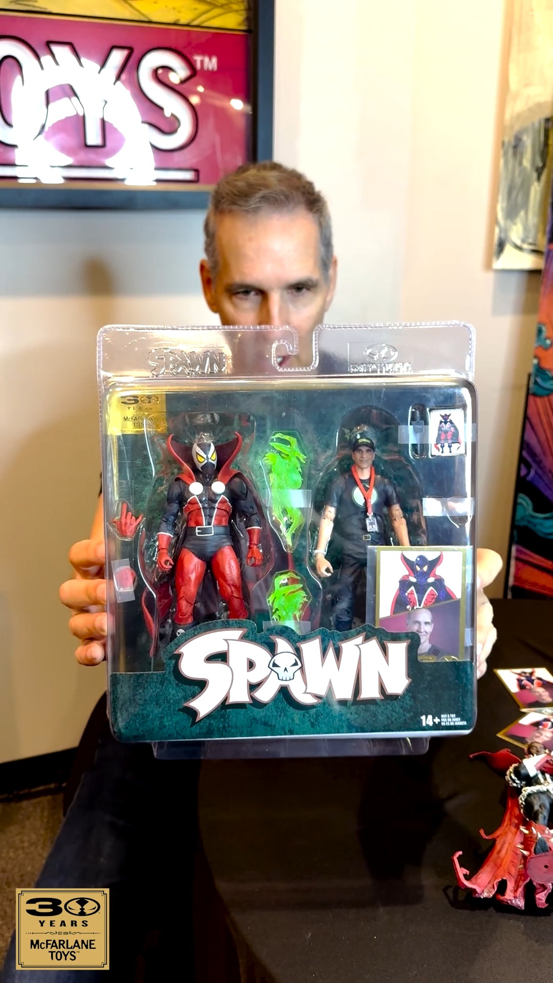 Spawn (Wings of Redemption) Todd McFarlane AUTOGRAPH SERIES Gold
