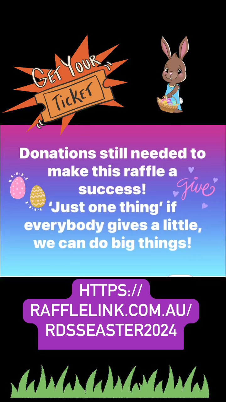 🐣 THE RAFFLE HAS BEEN DRAWN!! 🐣 Thank you to everyone who donated items ...