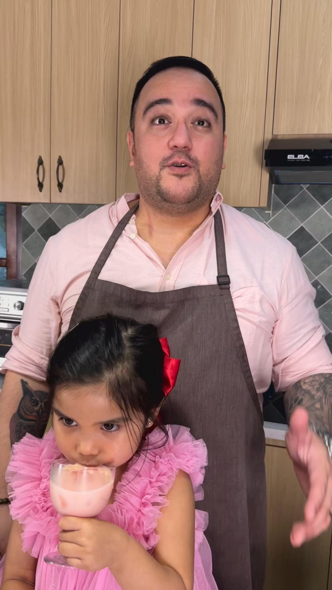 Tito Chef & Ysabella makes Pink Drink. #ChefJosephViel # ...