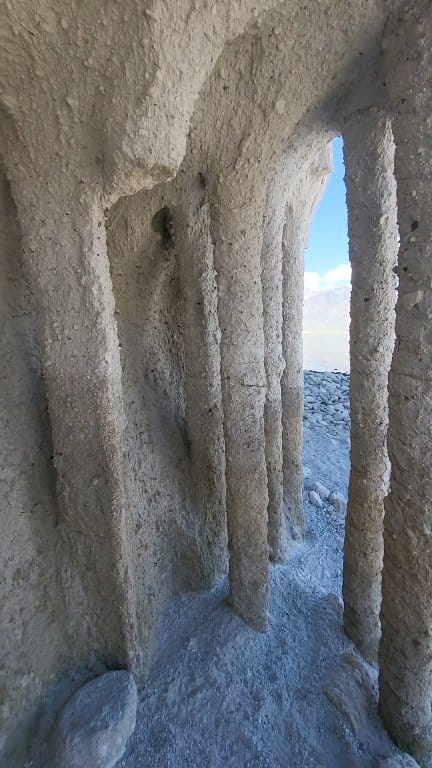 These columns - July 28, 2025. The ash & pumice rocks are surprisingly ...