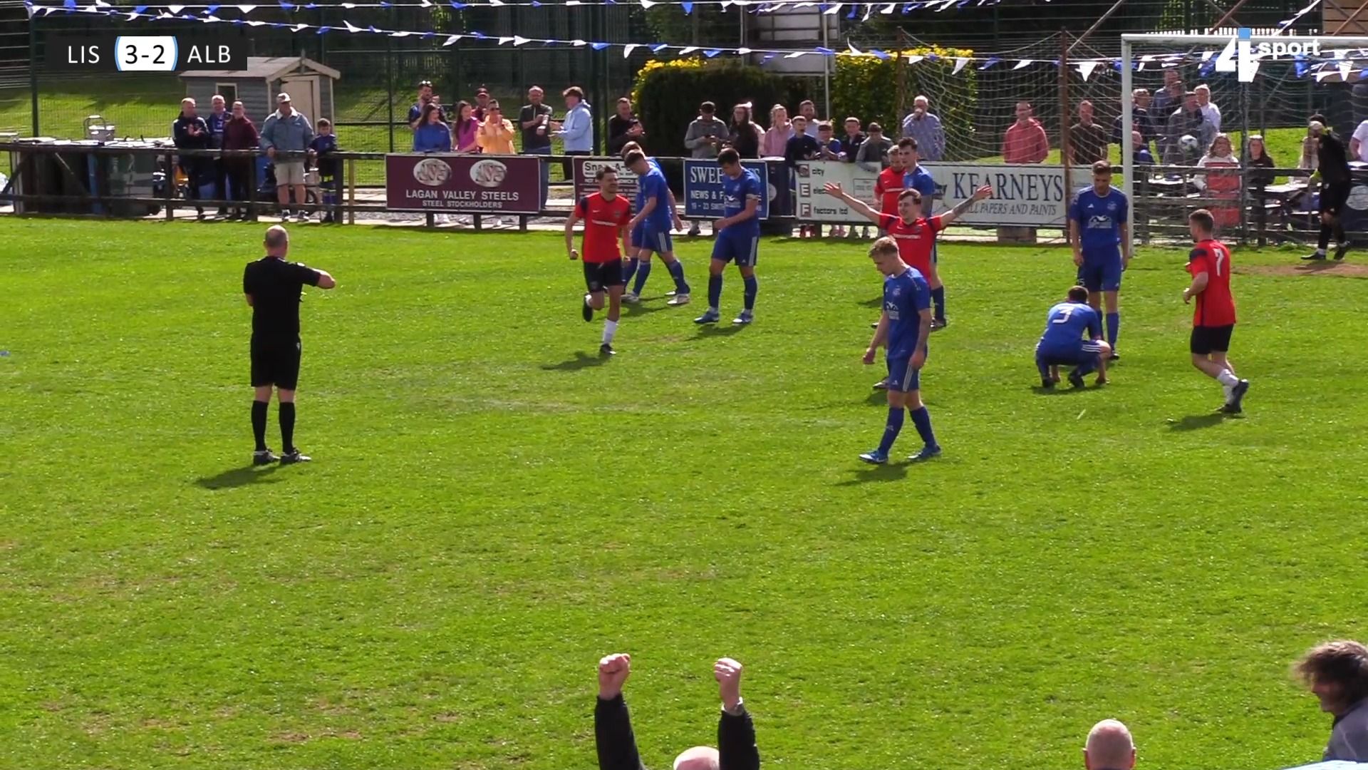 𝗟𝗶𝘀𝗯𝘂𝗿𝗻 𝗥𝗮𝗻𝗴𝗲𝗿𝘀 𝗶𝗻𝘃𝗶𝗻𝗰𝗶𝗯𝗹𝗲𝘀 📺🍿👊 Lisburn Rangers beat Albert Foundry ...