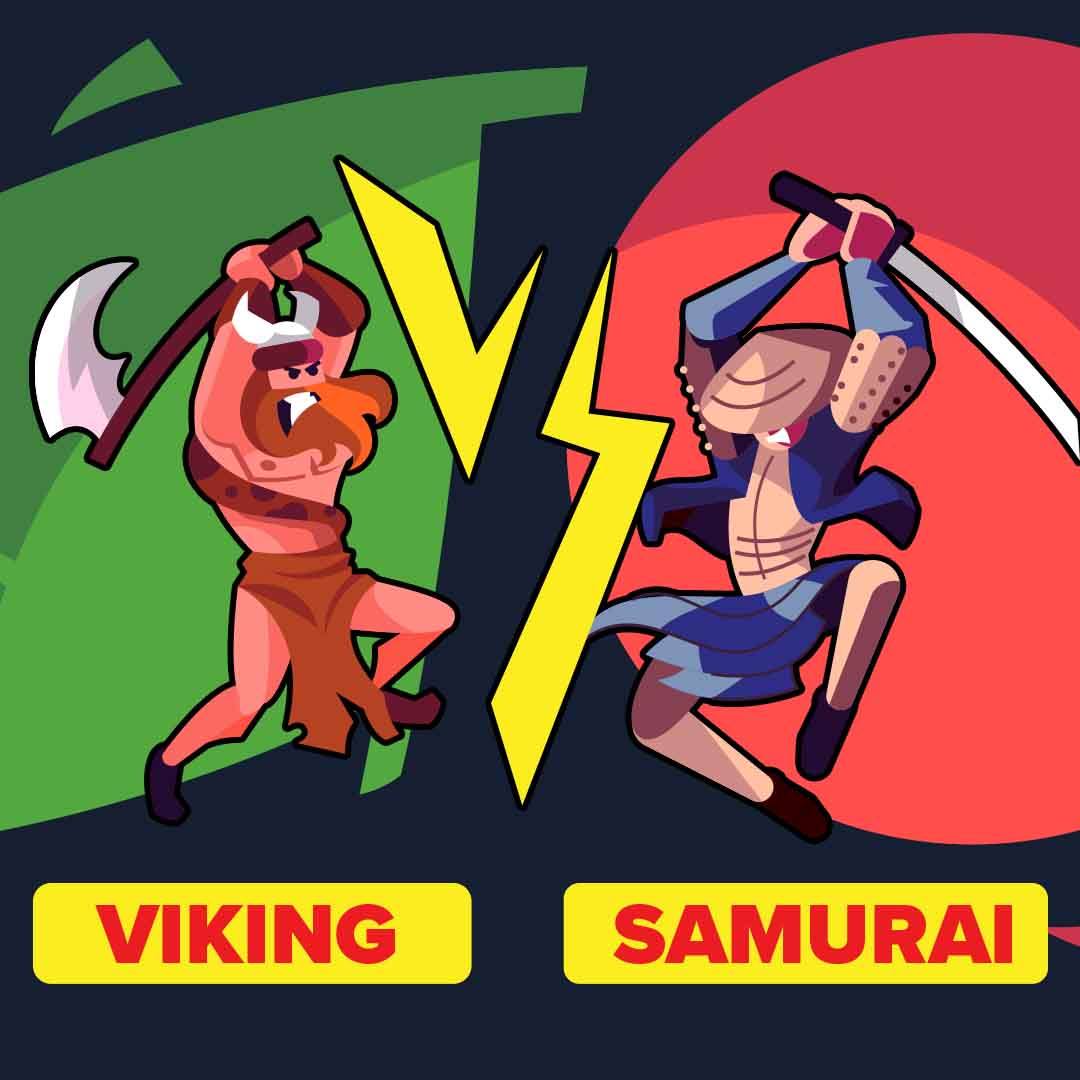 Viking Berserker vs Japanese Samurai - Who Would Win? | Today's epic ...