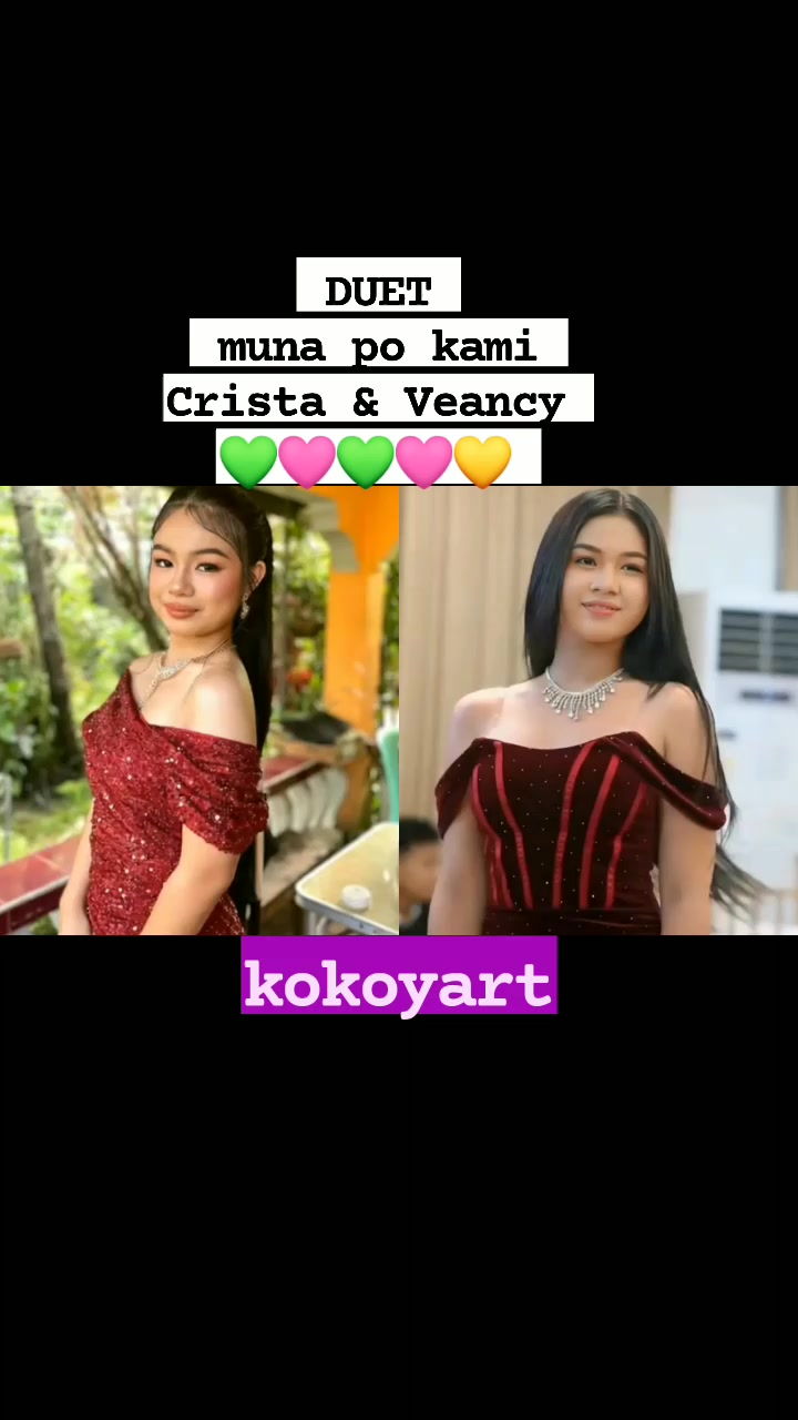 Walang showdown, Duet lang ️😍 #veancy #crista #kalingapangel # ...