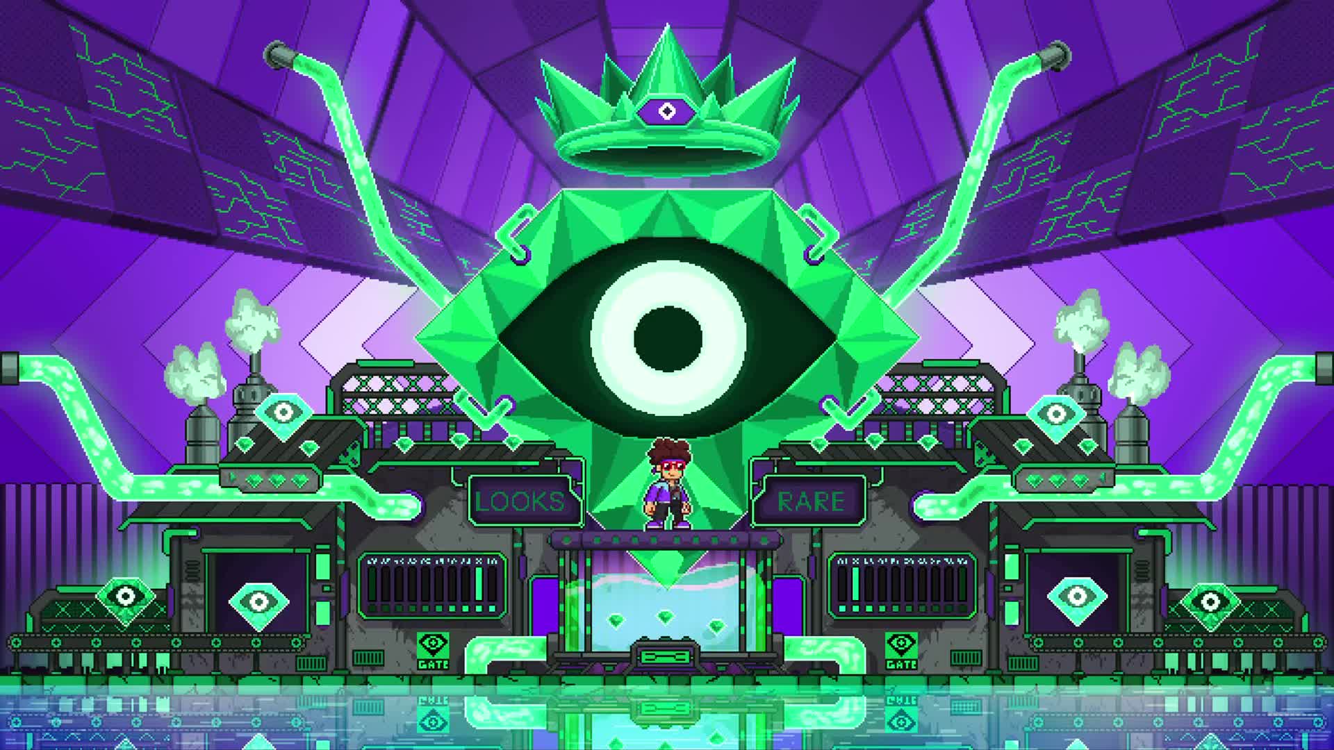 #LooksRare Logo Art Contest 💎 - 💚