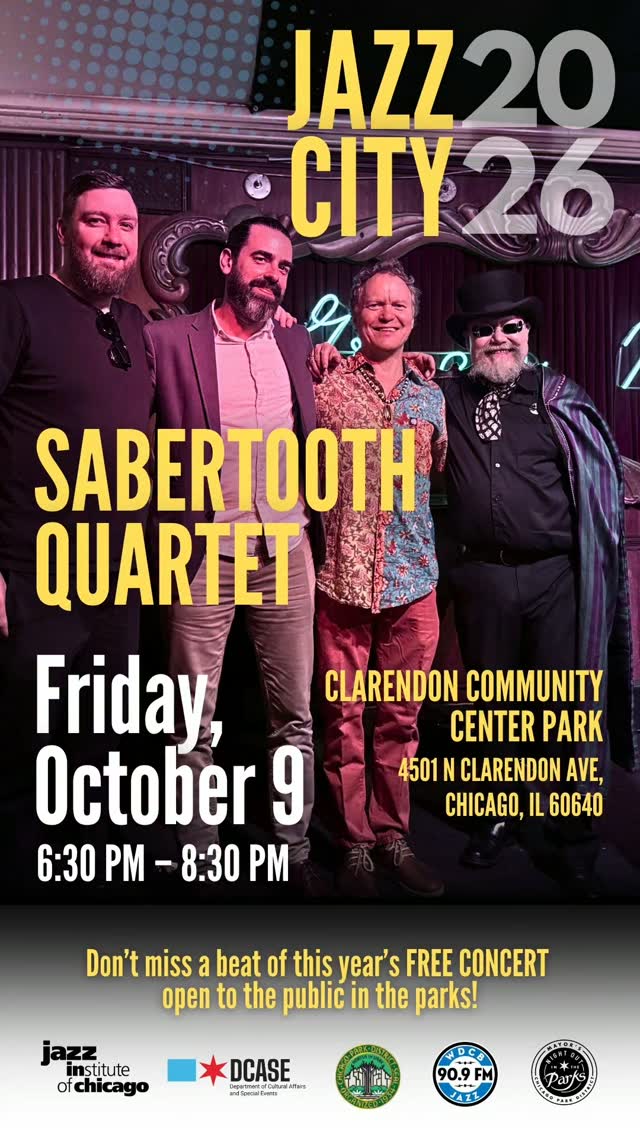 JazzCity: Sabertooth Quartet October 9th | 6:30pm - 8:30pm