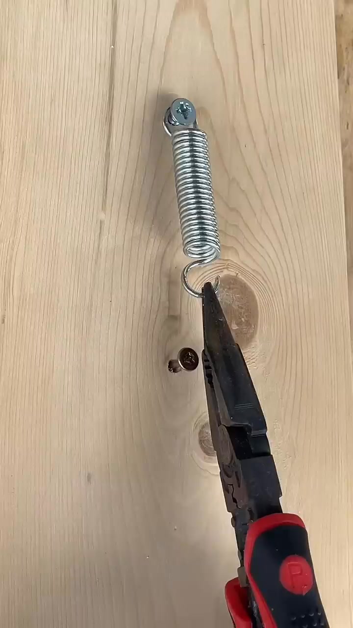 How to attach a spring without using much force #tools #tips #tricks ...