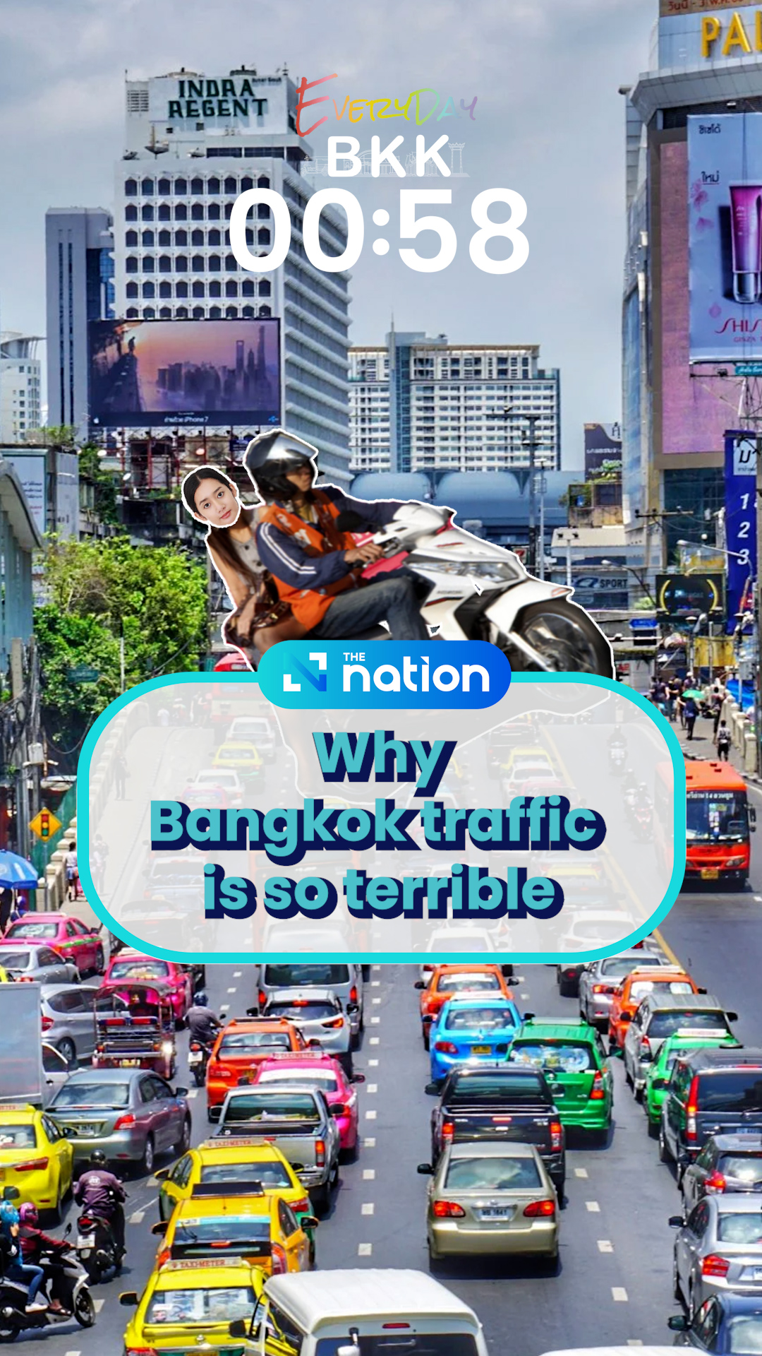 Bangkok Traffic Quotes WISH US LUCK