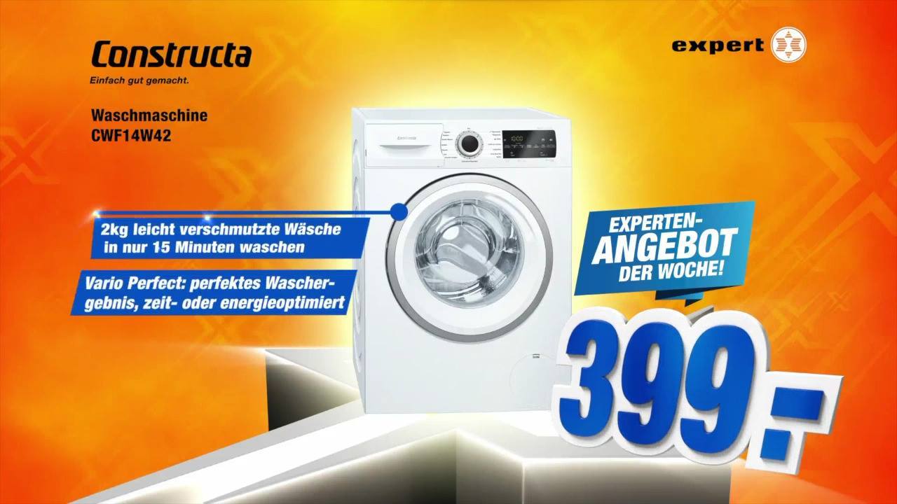 Constructa Waschmaschine CWF 14 W 42 für nur 399 Euro! - Angebot der ...