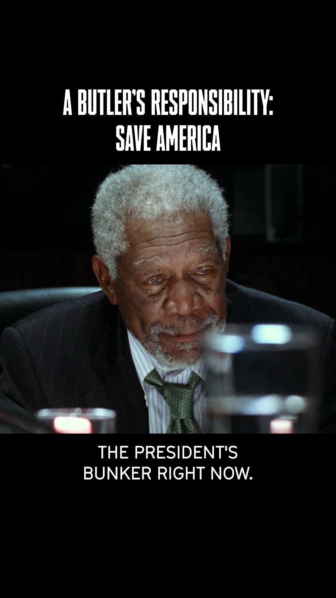 SYFY - The butler holds all of America's safety in his... | Facebook