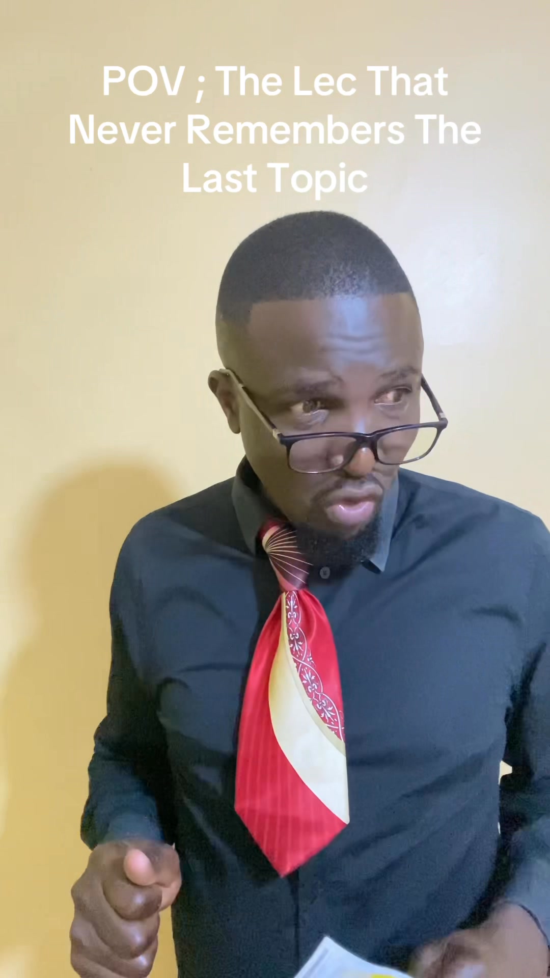 The Lecturer That Never Remembers The Last Topic | Professor Okal ...