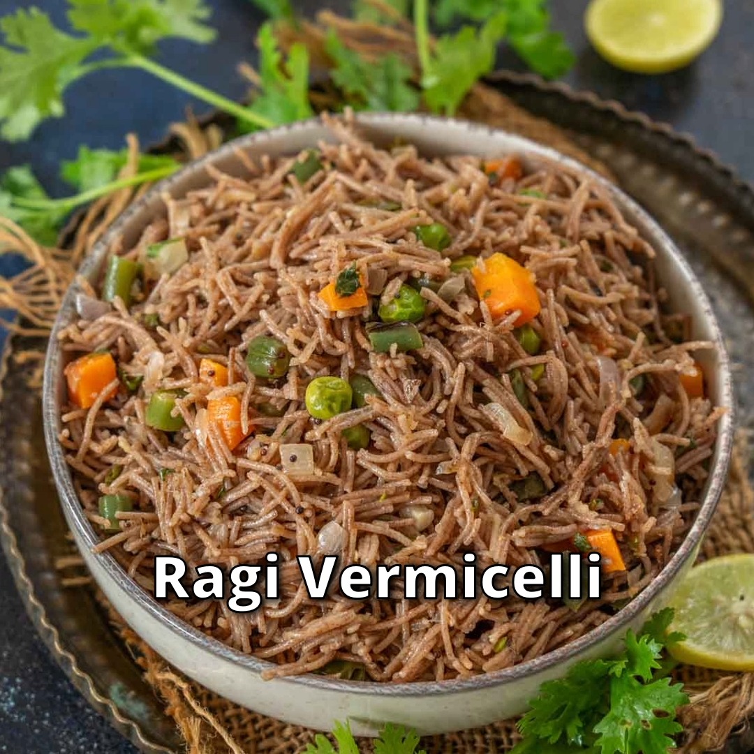 Ragi Vermicelli (Ragi Semiya) is a South Indian-style breakfast recipe ...