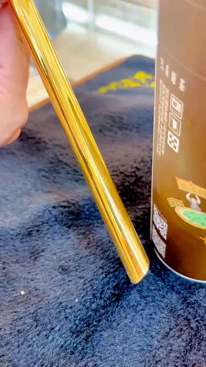 純金Au9999吸管比304鋼吸管#使用上更穩定#更安全一家在台南採用港口王