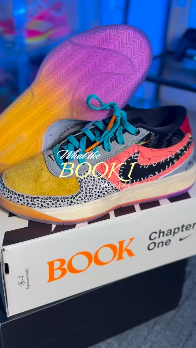 An official look at @dbook's “Black Label” Nike Book 1, limited to