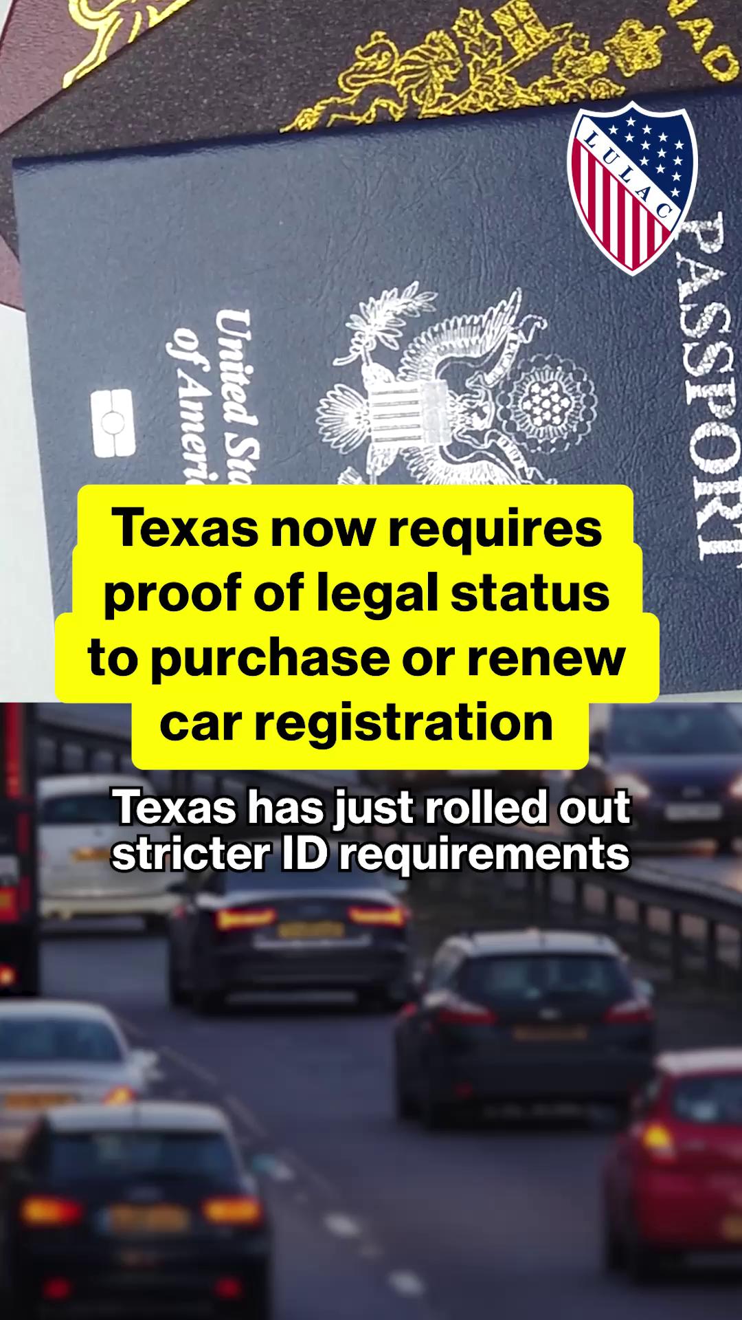 Texas’ new ID rules for car registrations just got a LOT stricter. Only ...