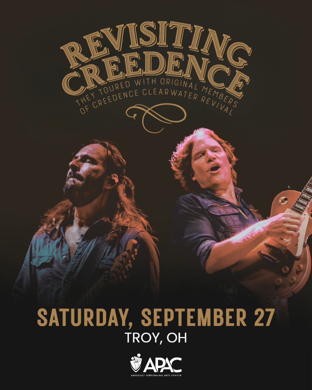 Who already has their tickets to see Revisiting Creedence next Saturday ...