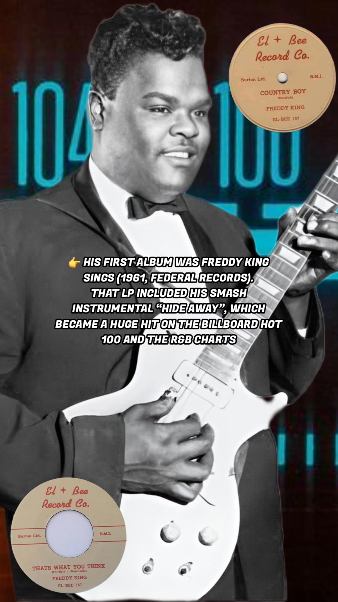 Freddie King - The “Texas Cannonball” “Blues innovator Freddie