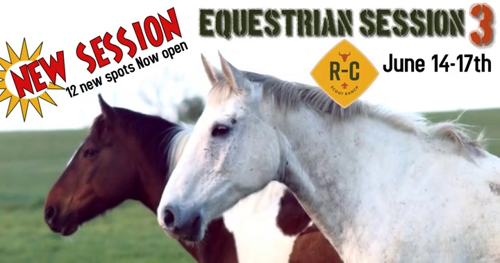 R-C Scout Ranch Cub Scout resident family camp Equestrian Sessions #1 ...