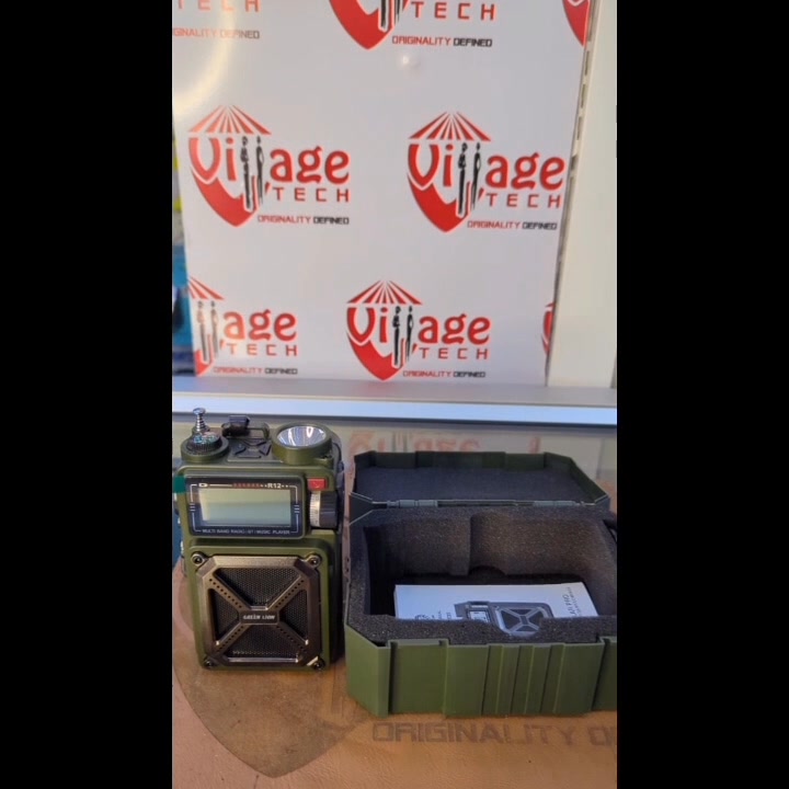 THE PERFECT SPEAKER FOR RADIO LOVERS *Green lion GNVRADIOBTGN