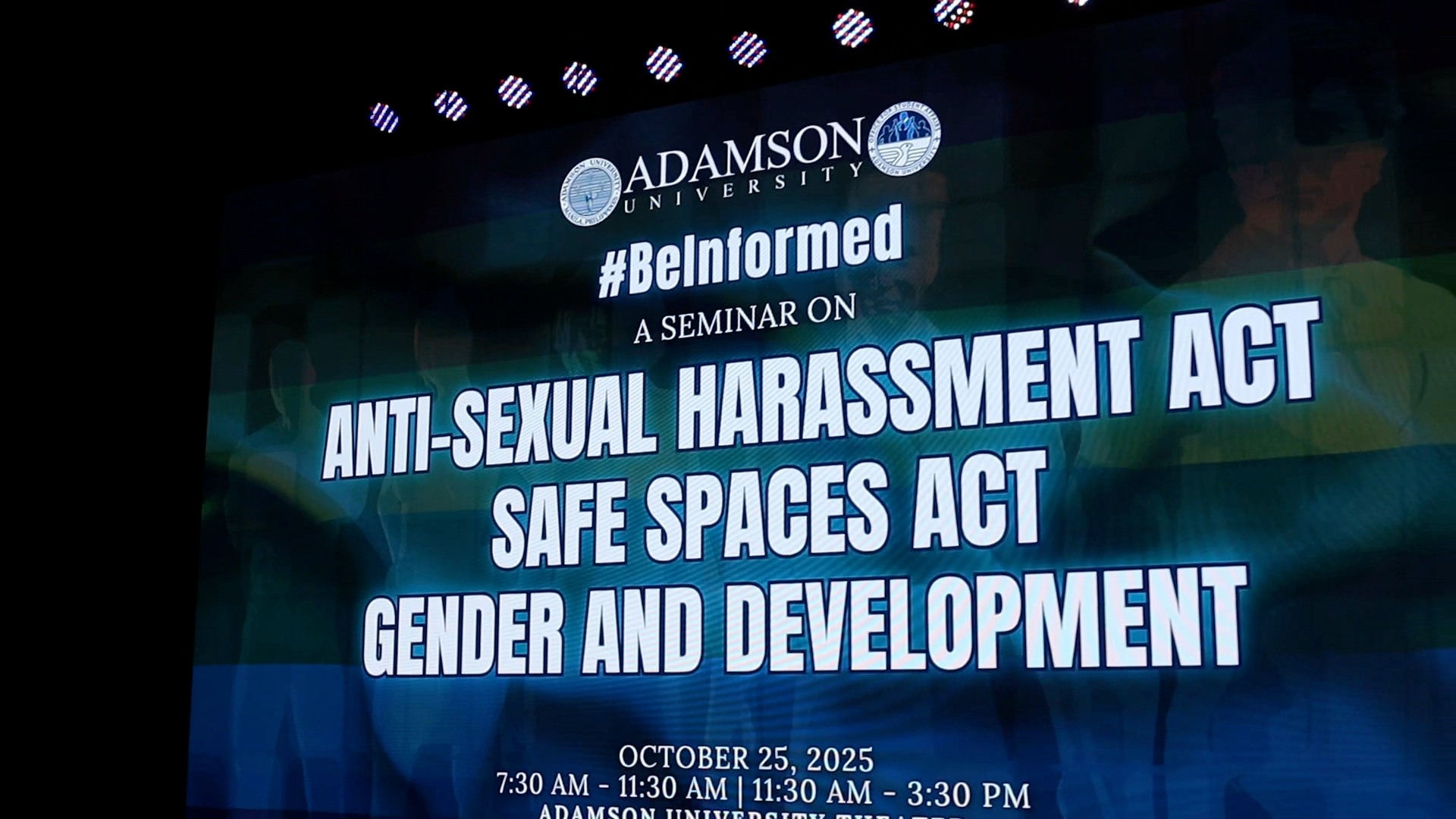 Last October 25, 2025, Adamson University through Office for Student ...