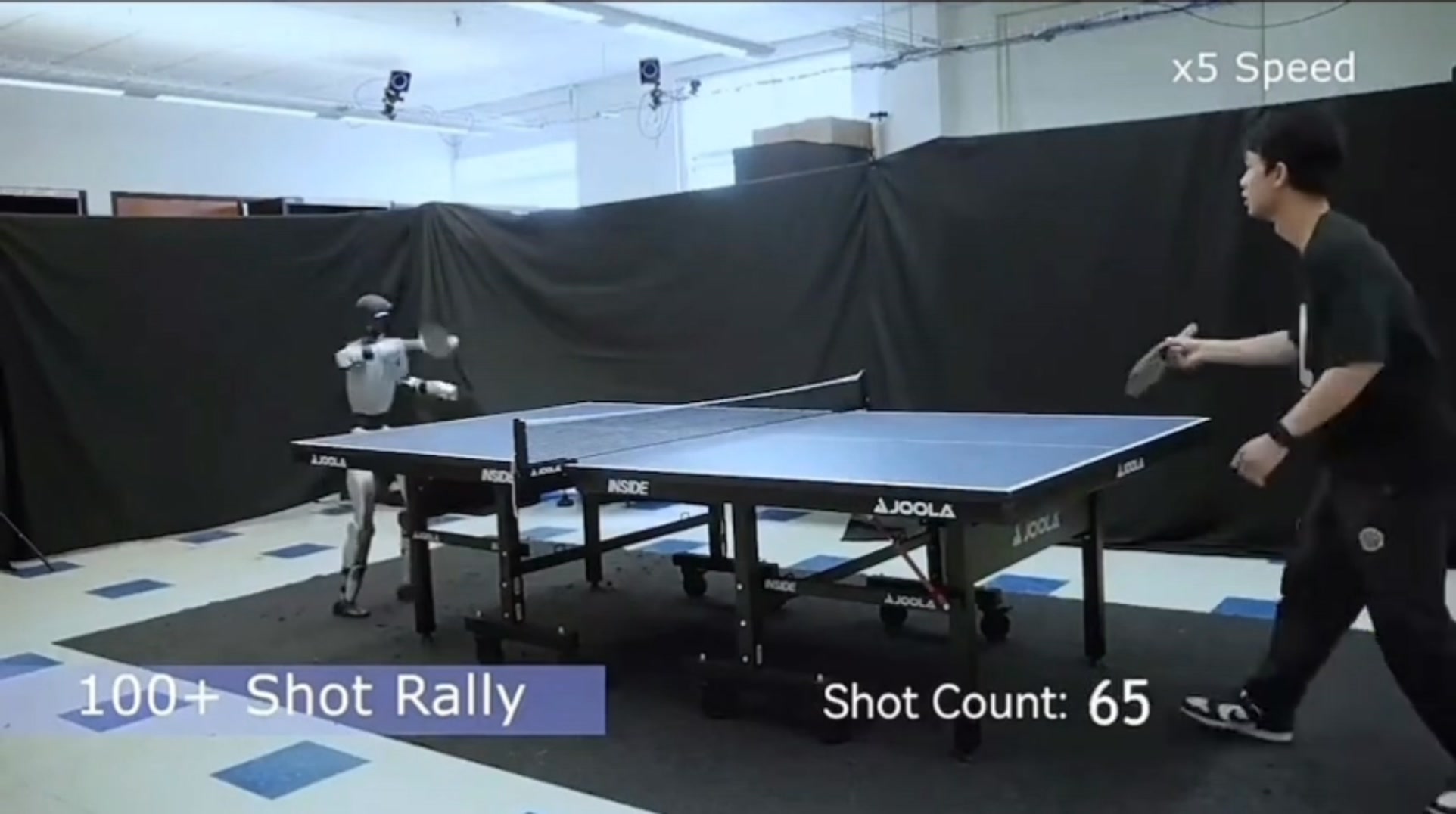 Ping-pong playing robot! Meet the #Unitree robot, which not only ...