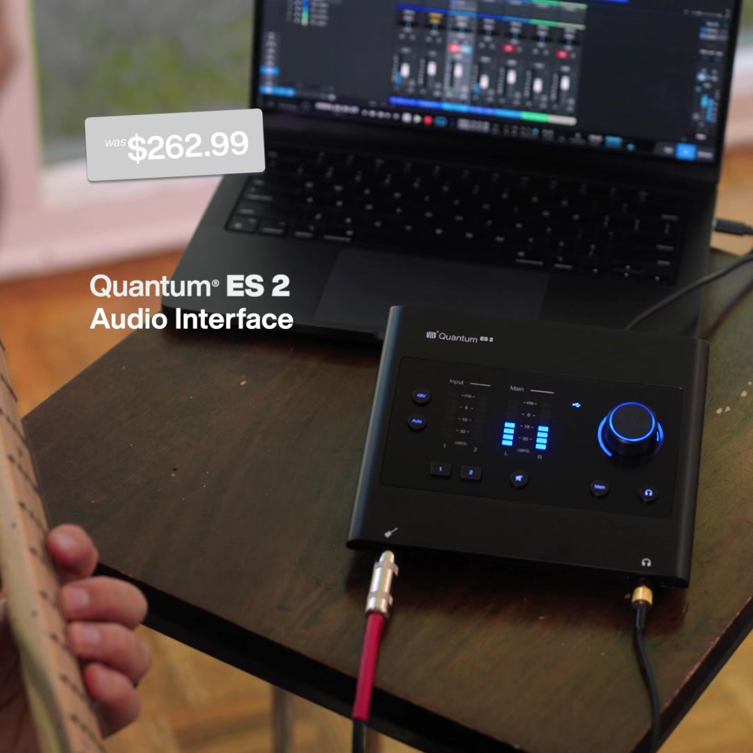 Start recording in no time with the Quantum ES 2—now $63 off and